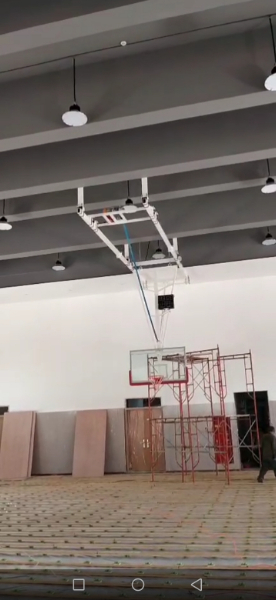电动悬空篮球架
