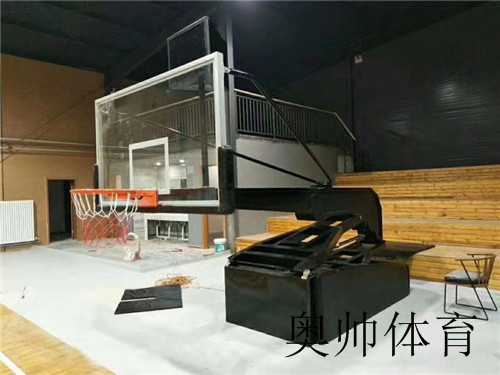室内电动液液压篮球架